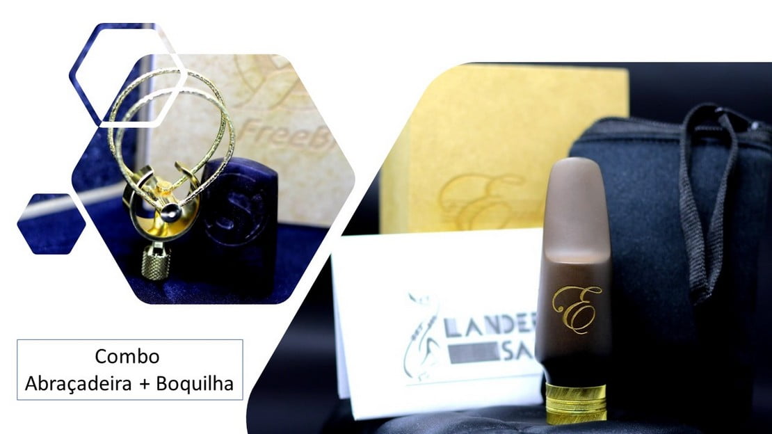 combo boquilha excellence + abraçadeira free breath (parafuso prende por baixo) 