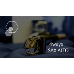 abraçadeira para boquilha saxofone  4ways (o parafuso prende por cima)