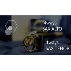 abraçadeira para boquilha saxofone  4ways (o parafuso prende por cima)